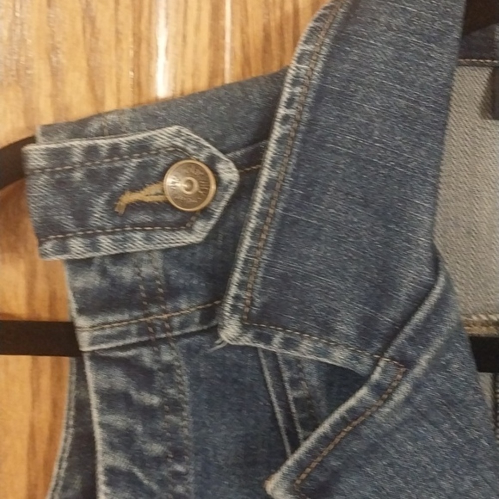 Relativity Women's Denim Vest Size Small Medium Blue Wash Y2K Western Indie 90's - Picture 7 of 12